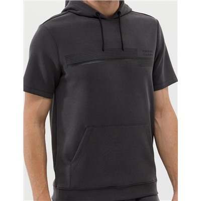 Antrasit Kısa Kollu Sweatshirt