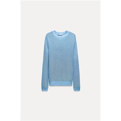MESH KNIT SWEATER