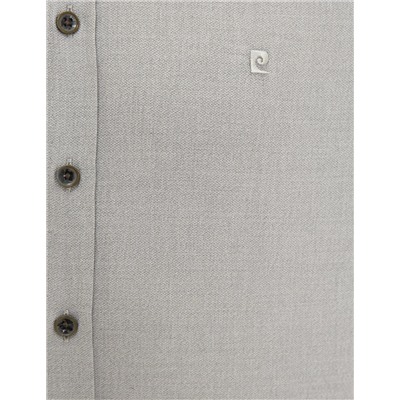 Gri Slim Fit Uzun Kollu Gömlek