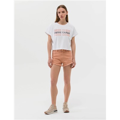 Beyaz Comfort Fit Tişört