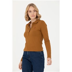 Kadın Coconut Basic Polo Yaka Sweatshirt