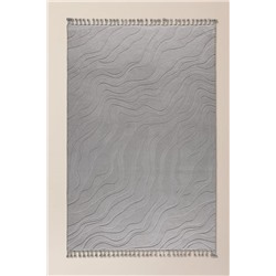 Pluie Rölyef Halı - Gri - 190x290 cm