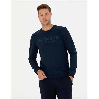 Lacivert Regular Fit Sweatshirt