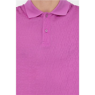 Erkek Menekşe Polo Yaka Tişört