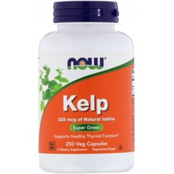 NOW Kelp 325 мкг 250 капсул