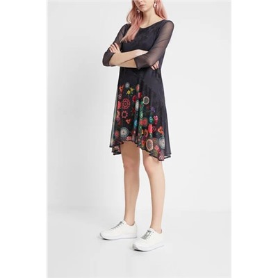 Vestido multicapas floral