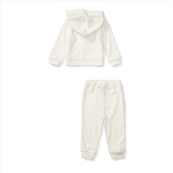 VELOUR HOODIE & PANT SET
