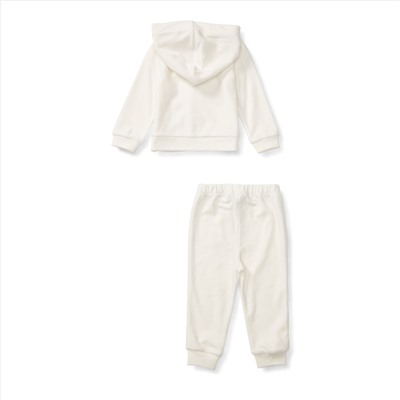 VELOUR HOODIE & PANT SET