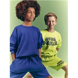 PACK OF 2 CONTRAST FLEECE BERMUDA SHORTS