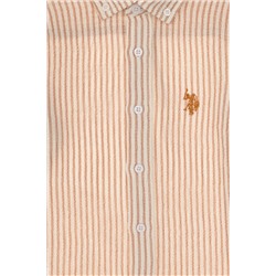 Erkek Çocuk Turuncu Uzun Kollu Gömlek