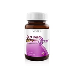 КАПСУЛЫ КРАСНОЕ ВИНО 25mg ОТ VISTRA 30 КАПСУЛ / VISTRA RED WINE 25mg 30 CAPSULES