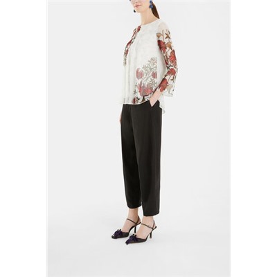 Camiseta avolantada flores