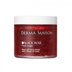 Black Rose Fresh Mask Тонизирующая маска с лепестками и экстрактами роз