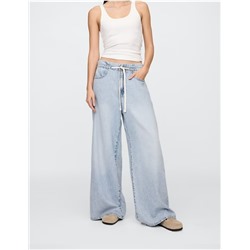 High Rise SuperLight Pull-On Baggy Jeans