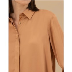 Kahverengi Comfort Fit Uzun Kollu Gömlek