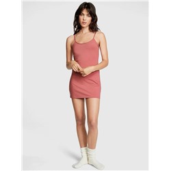 PINK STRETCH COTTON CAMI SLEEP DRESS Размер S