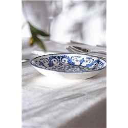 Reve Bleu Serenity Yemek Tabağı - 20 cm - Mavi/Beyaz