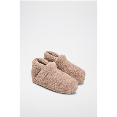 Zapatillas de casa forradas Camel