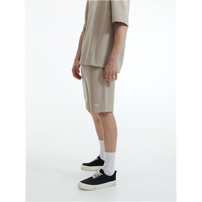 Baumwollshorts Aus Sweatstoff