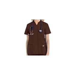 Landau Scrubs ScrubZone Snap Front Top