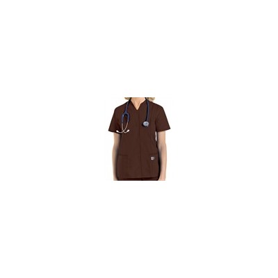 Landau Scrubs ScrubZone Snap Front Top