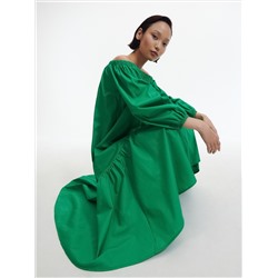 Midikleid aus Baumwolle