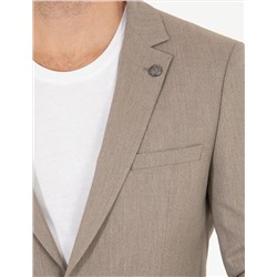 Açık Kahverengi Blazer Ceket