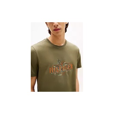 Tropical Floral Logo T-Shirt