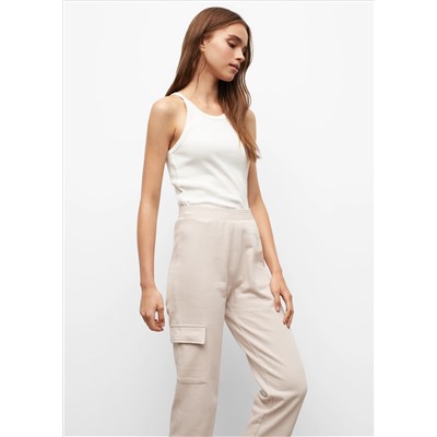 Pantalón cargo algodón