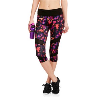 Danskin Now Women's Printed Performance Capri Leggings