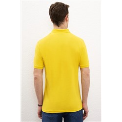 Erkek Safran Basic Polo Yaka Tişört