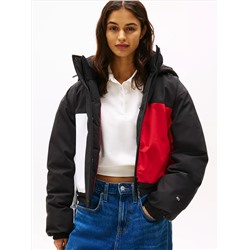 Flag Cropped Puffer