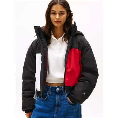 Flag Cropped Puffer