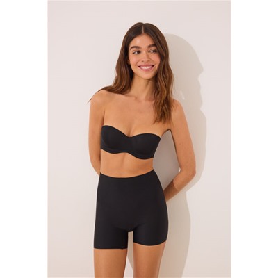 Pantalón corto microfibra invisible negro