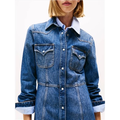 Tommy Jeans Denim Western Dress