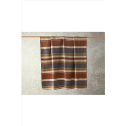 English Home Striped Dört Mevsim Tek Kişilik Battaniye 150x200 Cm Kiremit 10040172003