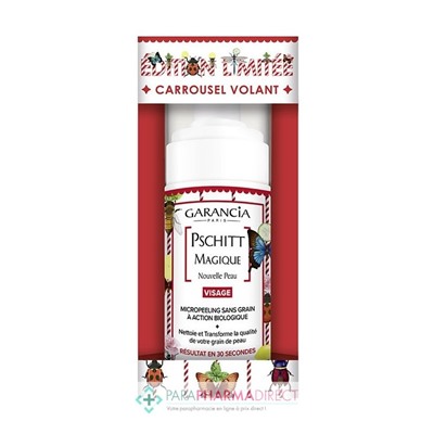 Garancia Pschitt Magique Nouvelle Peau - Visage - Micropeeling sans Grain 100 ml - EDITION LIMITEE "Carrousel Volant"