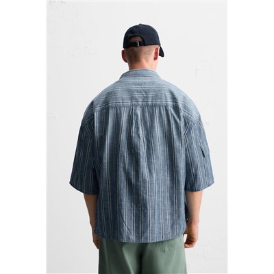CAMISA RAYAS BOLSILLOS