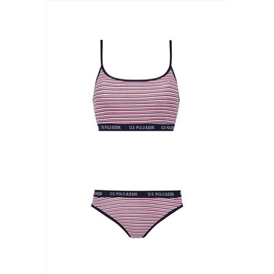 U.S. Polo Assn. Kadın Büstiyer Slip Takım Us.66250 66250-Y