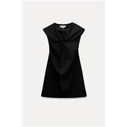 ZW COLLECTION KNOTTED SHORT DRESS