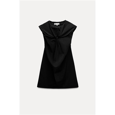 ZW COLLECTION KNOTTED SHORT DRESS