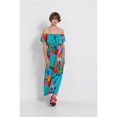 Vestido boho tropical