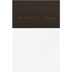 Cartera Badge Marrón