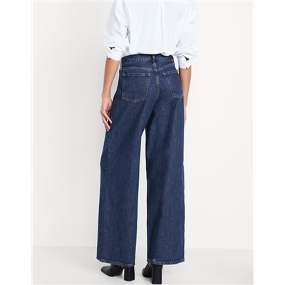 Mid-Rise Wow Baggy Wide-Leg Jeans