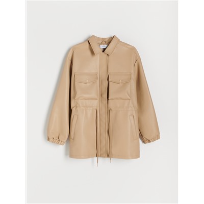 Jacke Aus Kunstleder