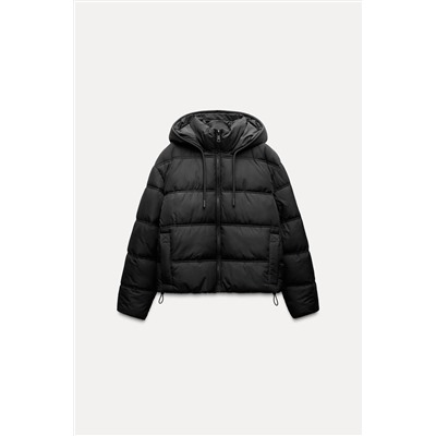 WATER AND WIND PROTECTION SHORT PUFFER ANORAK