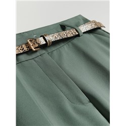 Zigarettenhose mit Gürtel