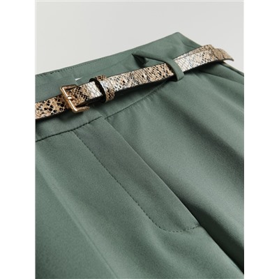 Zigarettenhose mit Gürtel
