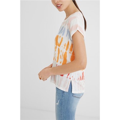 Camiseta manga corta tie-dye
