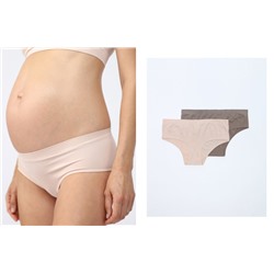PACK OF 2 SEAMLESS MATERNITY BRIEFS